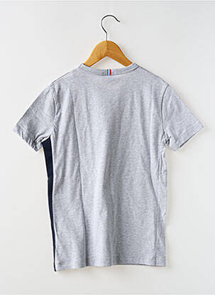 Tricou guler rotund gri LE COQ SPORTIF copil