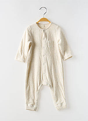 Salopetă-pantalon guler rotund gri PETIT BATEAU fată