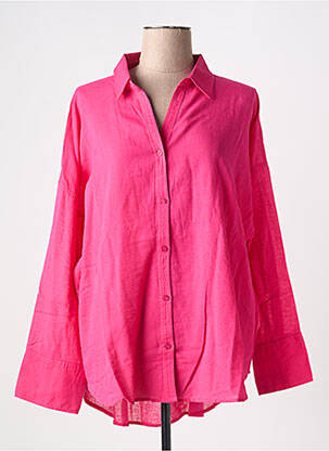 Cămașă roz PIECES femeie