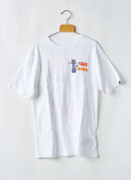Tricou guler rotund alb VANS garcon