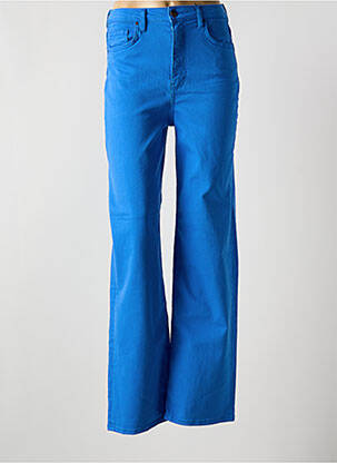 Blugi cu croială largă albastru PIECES femeie