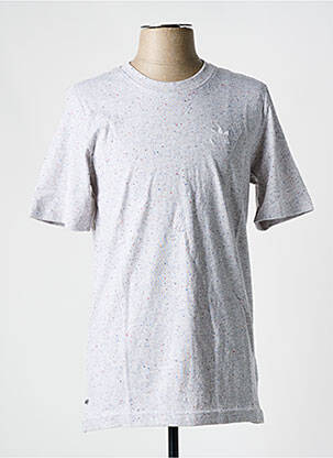 Tricou guler rotund gri ADIDAS bărbat