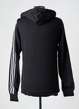 Hanorac cu glugă guler rotund negru ADIDAS bărbat