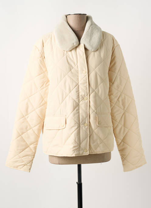 Geacă matlasată bej NA-KD femeie