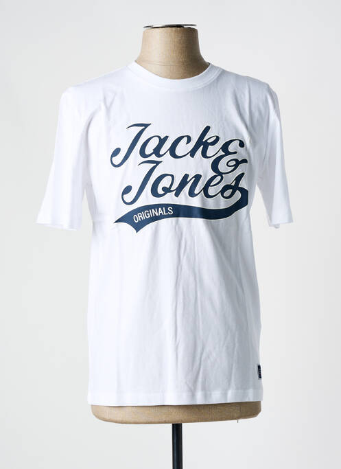 Tricou alb JACK & JONES bărbat