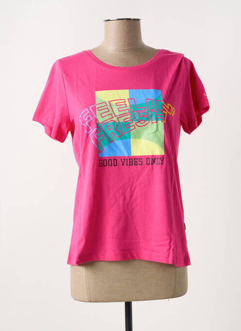 Tricou roz NOISY MAY femeie