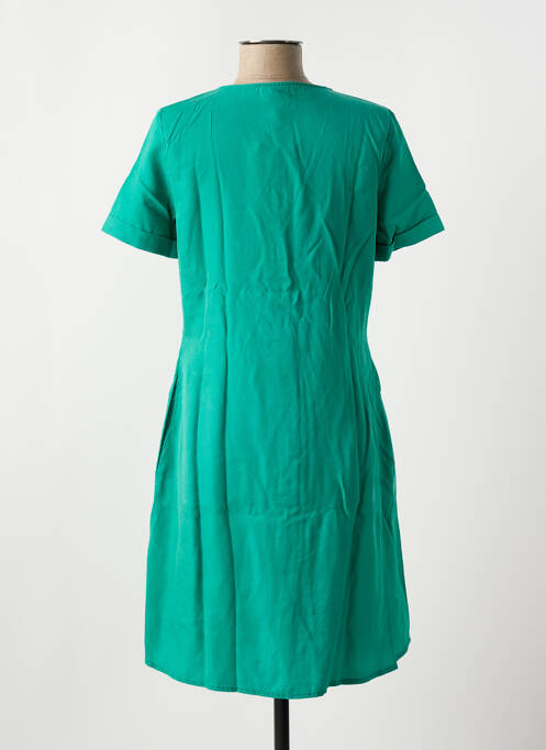 Rochie scurtă verde PIECES femeie