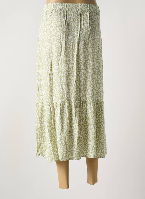 Fustă midi verde PIECES femeie