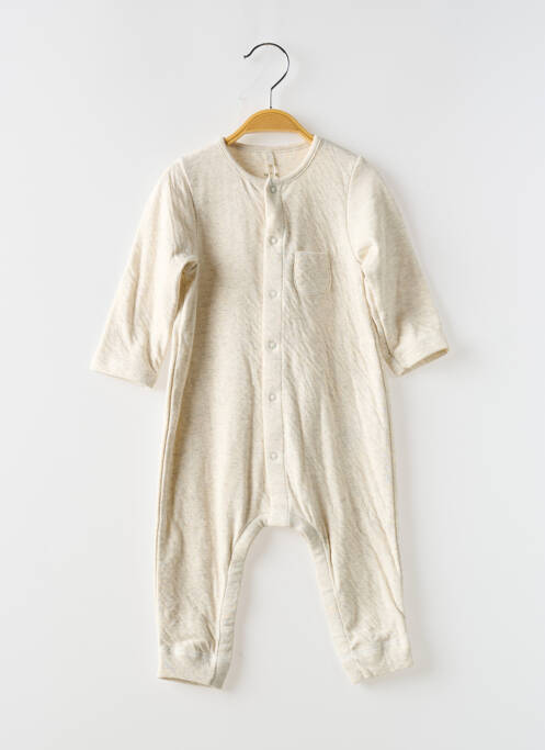 Salopetă-pantalon gri PETIT BATEAU fată