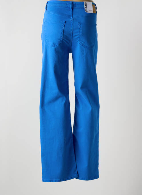 Blugi cu croială largă albastru PIECES femeie