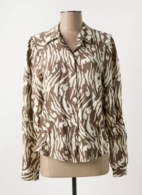 Cămașă maro VILA femeie