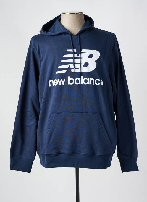 Hanorac cu glugă albastru NEW BALANCE bărbat