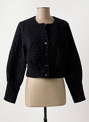 Jachete casual guler rotund negru THE KORNER femeie