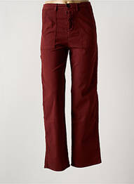 Pantalon drept roșu LEON & HARPER femme