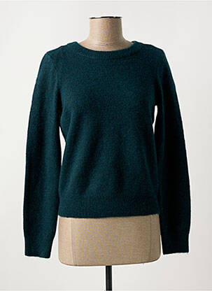 Pulover guler rotund albastru VERO MODA femeie