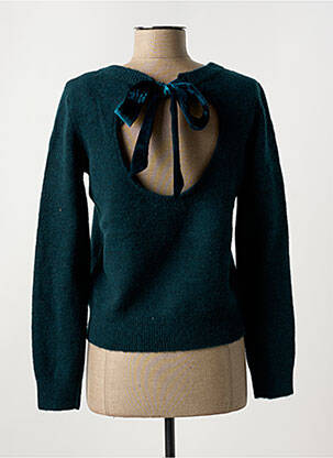Pulover guler rotund albastru VERO MODA femeie