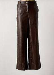 Pantalon larg maro VERO MODA femeie
