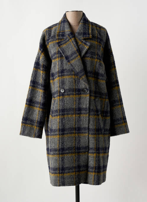 Palton lung gri SEE U SOON femeie