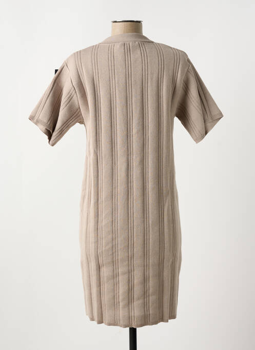 Rochie scurtă bej NA-KD femeie