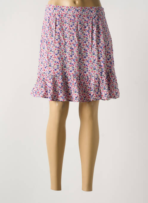 Fustă scurtă violet PIECES femeie