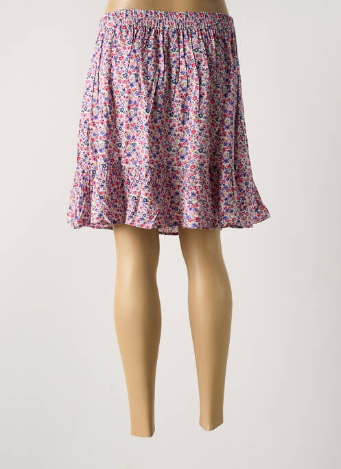 Fustă scurtă violet PIECES femeie