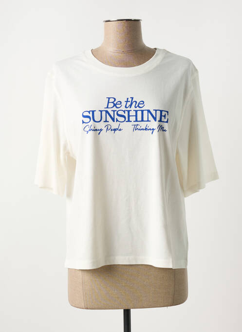 Tricou alb THINKING MU femeie