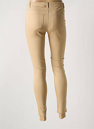 Pantalon slim bej VERO MODA femeie