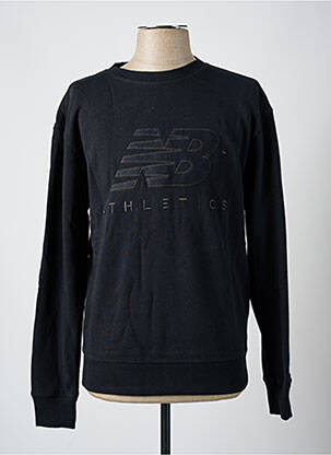 Hanorac guler rotund negru NEW BALANCE bărbat