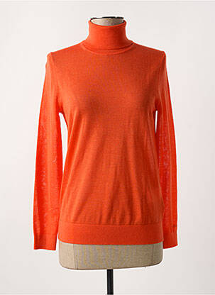 Pulover guler rotund portocalie CALVIN KLEIN femeie