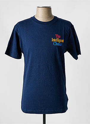 Tricou guler rotund albastru NEW BALANCE bărbat