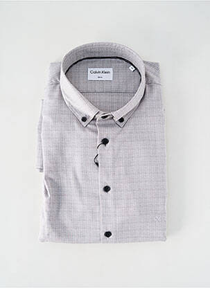 Cămașă cu mâneci lungi gri CALVIN KLEIN bărbat