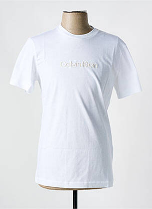 Tricou alb CALVIN KLEIN bărbat