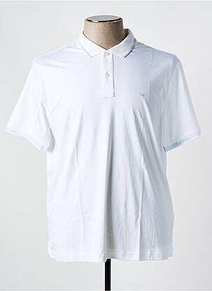 Polo alb CALVIN KLEIN bărbat