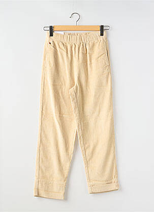 Pantalon slim bej F.A.M. femeie