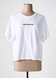 Tricou guler rotund alb TOMMY HILFIGER femme