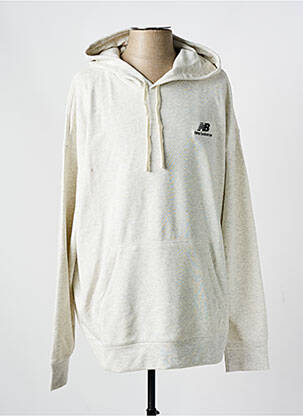 Hanorac cu glugă gri NEW BALANCE bărbat