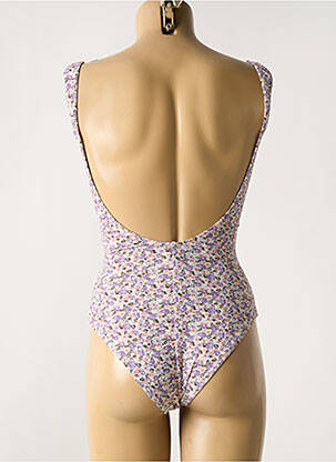 Costum de baie dintr-o singură piesă violet PIECES femeie