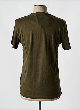 Tricou guler rotund verde BLEND bărbat