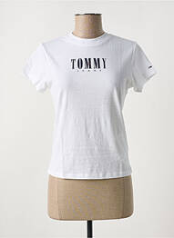 Tricou guler rotund alb TOMMY HILFIGER femme