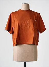 Tricou guler rotund maro DICKIES femme