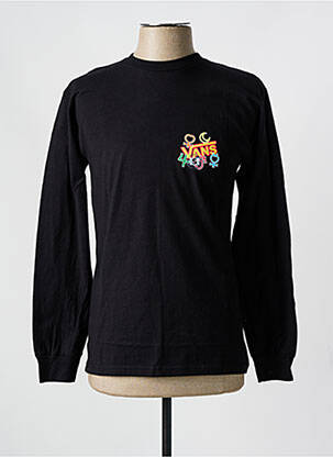 Tricou guler rotund negru VANS bărbat