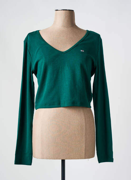 Tricou verde TOMMY HILFIGER femeie