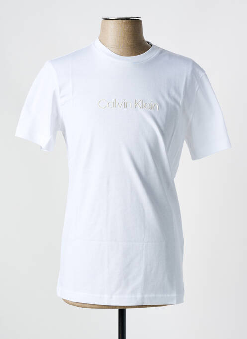 Tricou alb CALVIN KLEIN bărbat