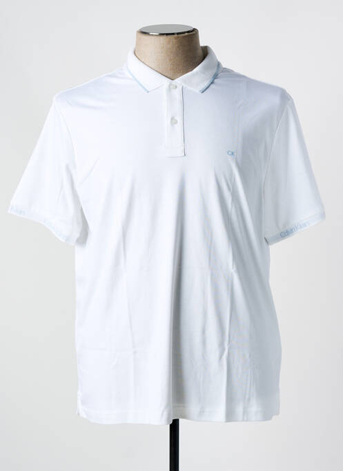 Polo alb CALVIN KLEIN bărbat