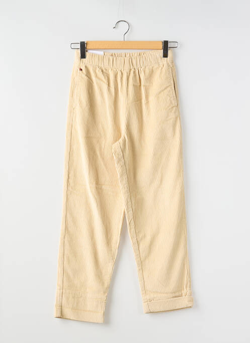 Pantalon slim bej F.A.M. femeie