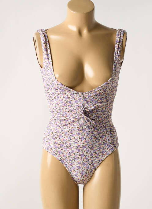 Costum de baie dintr-o singură piesă violet PIECES femeie