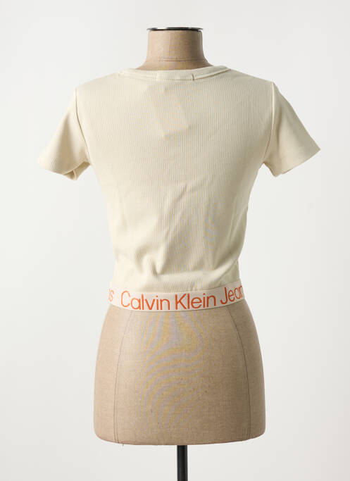 Tricou bej CALVIN KLEIN femeie