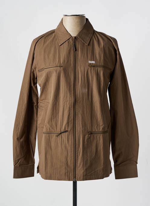 Jachetă vânt maro RAINS bărbat