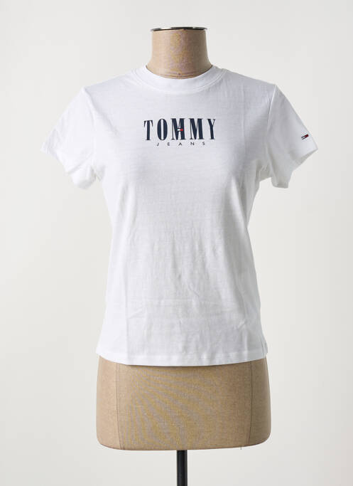 Tricou alb TOMMY HILFIGER femeie