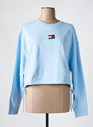Hanorac guler rotund albastru TOMMY HILFIGER femeie